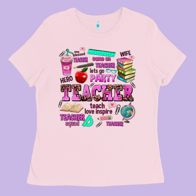 Come On Teacher Lets Go Party Ladies Tee Designed By Adodesignshop