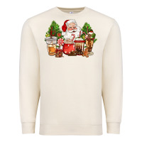 Sandshell christmas santa coffee cups Premium Sweatshirt - CowGirlArtShop
