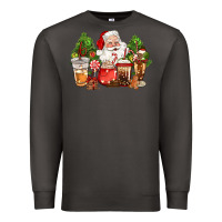 Smoke christmas santa coffee cups Premium Sweatshirt - CowGirlArtShop