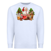 White christmas santa coffee cups Premium Sweatshirt - CowGirlArtShop