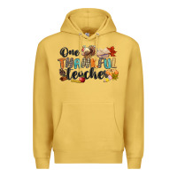 Antique Gold one thankful teacher Premium Hoodie - CowGirlArtShop