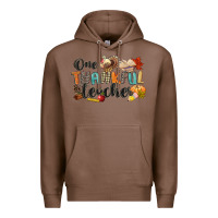 Chestnut one thankful teacher Premium Hoodie - CowGirlArtShop