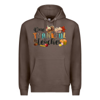 Coffee one thankful teacher Premium Hoodie - CowGirlArtShop