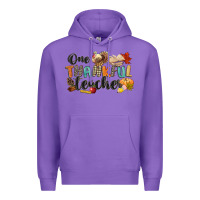 Purple one thankful teacher Premium Hoodie - CowGirlArtShop