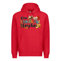 Red one thankful teacher Premium Hoodie - CowGirlArtShop