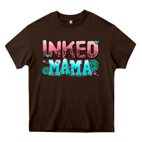 Chocolate Brown inked mama Heavy Core Tee - AdoDesignShop