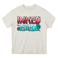 Cream inked mama Heavy Core Tee - AdoDesignShop