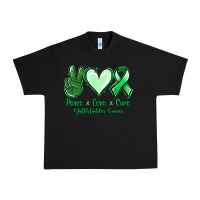 Peace Love Cure Gallbladder Cancer Urban Heavy Tee | Teevron