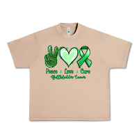 Burro Peace love cure Gallbladder Cancer Urban Heavy Tee - NancyCooperArtShop