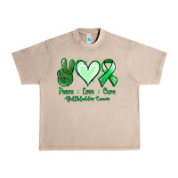 French Oak Peace love cure Gallbladder Cancer Urban Heavy Tee - NancyCooperArtShop