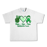 Lunar Rock Peace love cure Gallbladder Cancer Urban Heavy Tee - NancyCooperArtShop