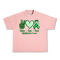 Salmon Peace love cure Gallbladder Cancer Urban Heavy Tee - NancyCooperArtShop