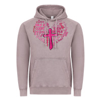 Vintage Zinc jesus is love heart cross valentines day Vintage Hoodie - MaliasSmallBusiness