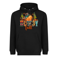 Black howdy fall Heavyweight Hoodie - CowGirlArtShop