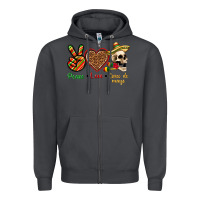 Smoke Peace Love Cinco De Mayo Zipper Hoodie - texasbilliewilder