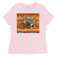 Bubblegum Pink nurse fall Ladies Tee - JahusDesignShop