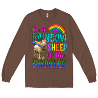 Chestnut I'm The Rainbow Sheep Of The Family Long Sleeve Tee - BundleAndBundleShop