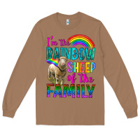 Toasted Coconut I'm The Rainbow Sheep Of The Family Long Sleeve Tee - BundleAndBundleShop