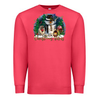 Cardinal christmas vibes Premium Sweatshirt - CowGirlArtShop