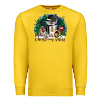 Lemon christmas vibes Premium Sweatshirt - CowGirlArtShop