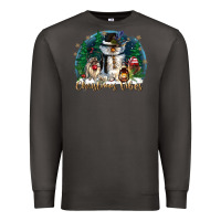 Smoke christmas vibes Premium Sweatshirt - CowGirlArtShop