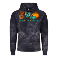 Cloud Black peace love pumpkins Vintage Hoodie - Jasminsmagicworld