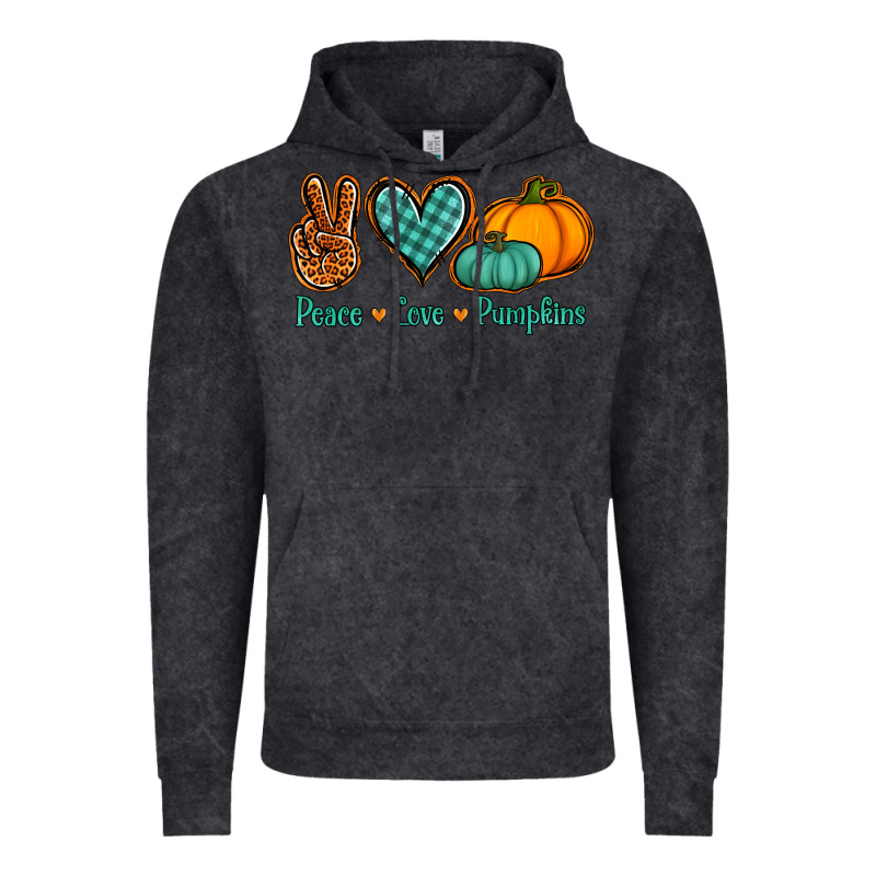 Peace Love Pumpkins Vintage Hoodie by Jasminsmagicworld | Teevron