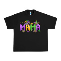 Black mardi gras mama Urban Heavy Tee - MaliasSmallBusiness