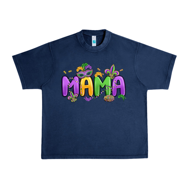 Mardi Gras Mama Urban Heavy Tee by MaliasSmallBusiness | Teevron
