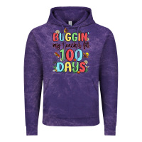 Cloud Purple buggin my teacher for 100 days Vintage Hoodie - MaliasSmallBusiness