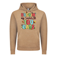 Vintage Coffee buggin my teacher for 100 days Vintage Hoodie - MaliasSmallBusiness