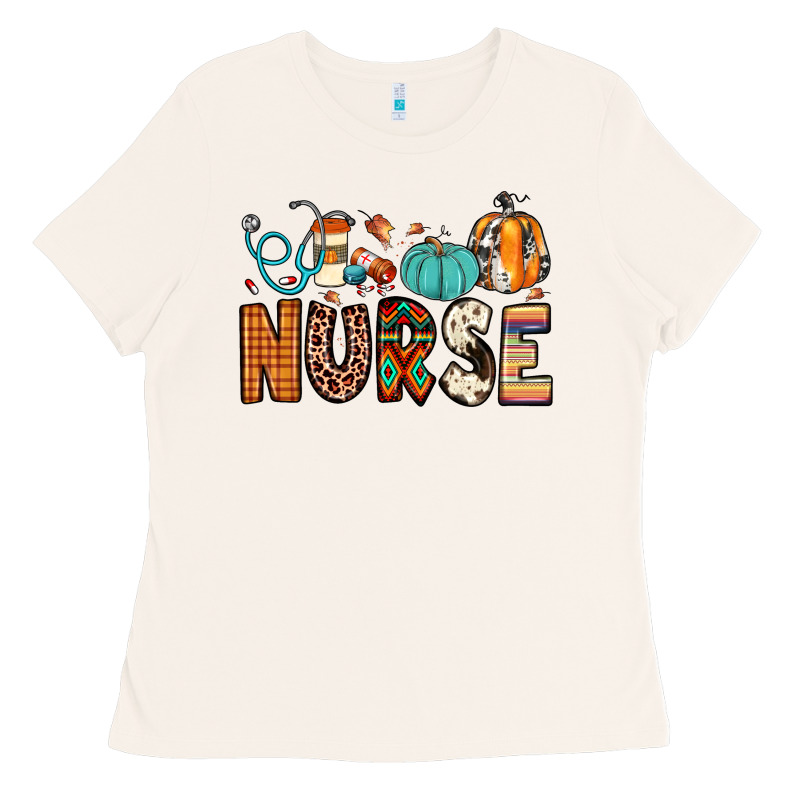 Nurse Fall Ladies Tee by JahusDesignShop | Teevron