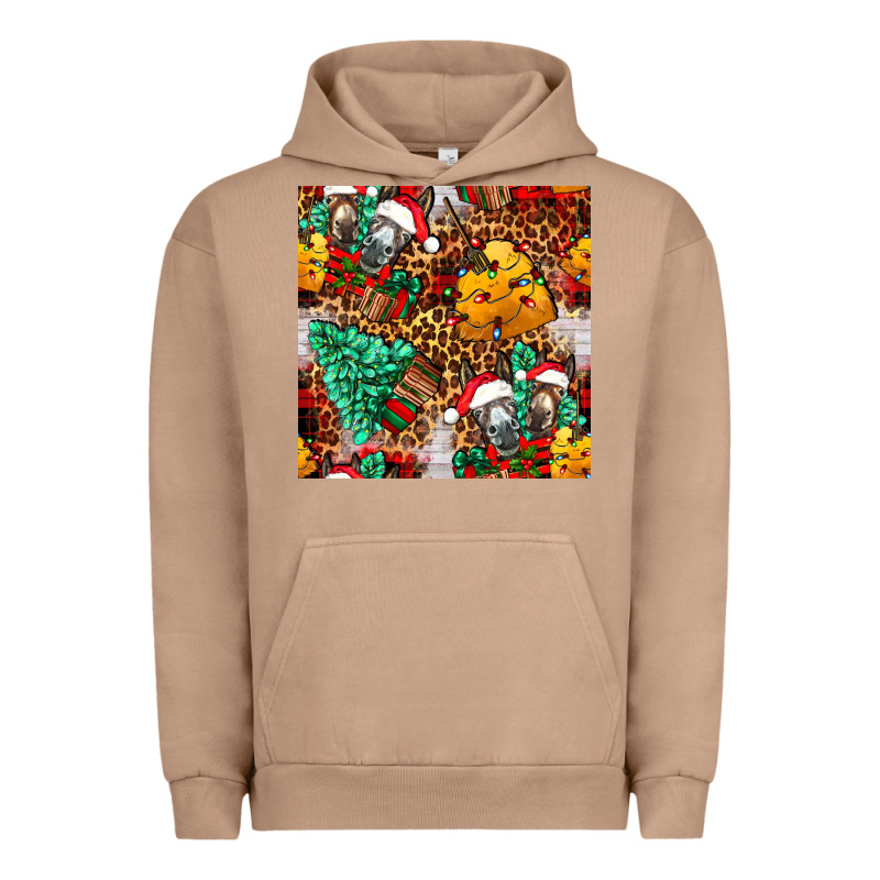Christmas Donkeys Urban Hoodie by FaDigitalArtStudio | Teevron