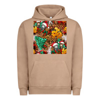 Pigment Burro christmas donkeys Urban Hoodie - FaDigitalArtStudio