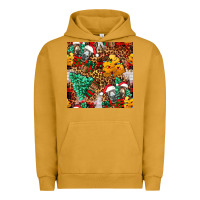 Pigment Peanut Butter christmas donkeys Urban Hoodie - FaDigitalArtStudio