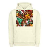Pigment Pistachio christmas donkeys Urban Hoodie - FaDigitalArtStudio