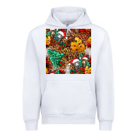 White christmas donkeys Urban Hoodie - FaDigitalArtStudio