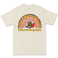 Bone back to school rainbow hello fifth grade Premium Tee - AdoDesignShop