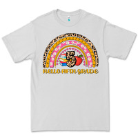 Back To School Rainbow Hello Fifth Grade Premium Tee | Teevron