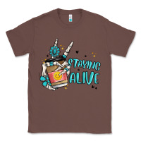 Chestnut staying alive Classic Tee - MaliasSmallBusiness