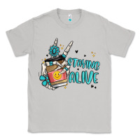 Moon Dust staying alive Classic Tee - MaliasSmallBusiness