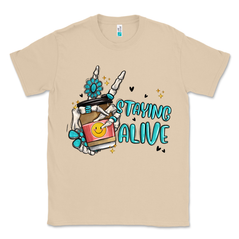 Staying Alive Classic Tee by MaliasSmallBusiness | Teevron