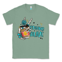 Sage staying alive Classic Tee - MaliasSmallBusiness