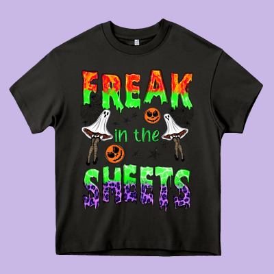 Freak In The Sheets Heavy Core Tee Designed By Bundleandbundleshop