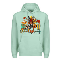 Seafoam happy thanksgiving Premium Hoodie - CowGirlArtShop