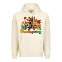 Tofu happy thanksgiving Premium Hoodie - CowGirlArtShop