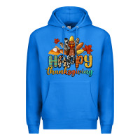 True Royal happy thanksgiving Premium Hoodie - CowGirlArtShop