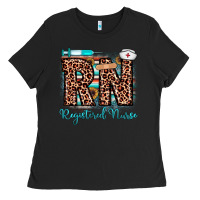 Black rn registered nurse Ladies Tee - JahusDesignShop
