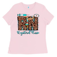 Bubblegum Pink rn registered nurse Ladies Tee - JahusDesignShop