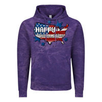 Cloud Purple happy memorial day usa Vintage Hoodie - MaliasSmallBusiness